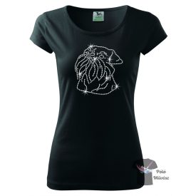   Brussels Griffon Rhinestone T-shirt - Griffon Bruxellois Crystal Shirt