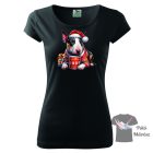Christmas Bull Terrier T-shirt - BullTerrier Shirt