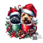 Christmas Cairn Terrier T-shirt - Cairn Terrier Shirt