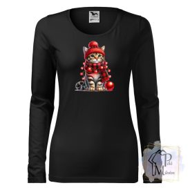 Christmas Cat T-shirt 