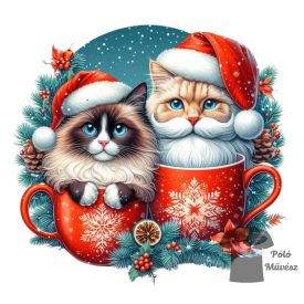 Christmas Cat T-shirt - Cat Lover Shirt / Hoodie