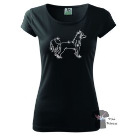   Chinese Crested Rhinestone T-shirt - Chinese Crested Crystal Shirt