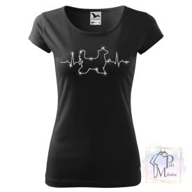   Chinese Crested Rhinestone T-shirt - Chinese Crested Crystal Shirt