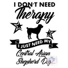 Central Asian Shepherd T-shirt - Central Asian Shepherd Crystal Shirt