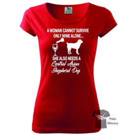   Central Asian Shepherd T-shirt - Central Asian Shepherd Crystal Shirt