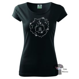Chow Chow Rhinestone T-shirt - Chow Chow Crystal Shirt