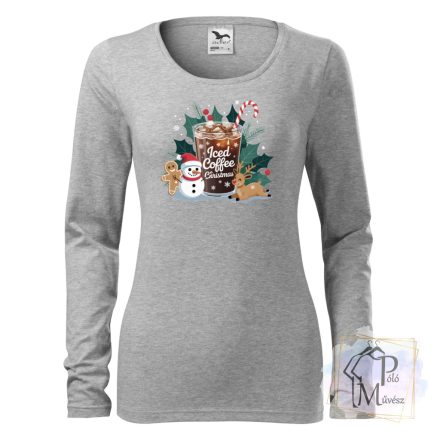 Iced Coffee Christmas Coffee T-shirt