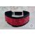 Red Luxury Martingale Dog Collar with rhinestones - Rhinestone Bling Dog Collar