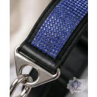 Blue Moon Pearl Luxury Martingale Dog Collar with rhinestones - Rhinestone Bling Dog Collar