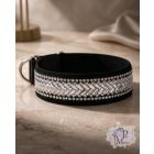 Crystal Luxury Martingale Dog Collar with rhinestones - Rhinestone Bling Dog Collar