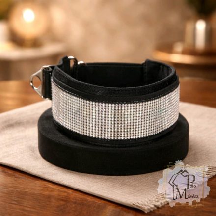 Crystal Luxury Martingale Dog Collar with rhinestones - Rhinestone Bling Dog Collar