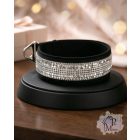 Crystal Mix Luxury Martingale Dog Collar with rhinestones - Rhinestone Bling Dog Collar