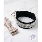 Crystal Mix Luxury Martingale Dog Collar with rhinestones - Rhinestone Bling Dog Collar