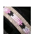 Pink Matrix Luxury Martingale Dog Collar with rhinestones - Rhinestone Bling Dog Collar 