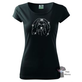  Coton de Tuléar Rhinestone T-shirt - Coton de Tuléar Crystal Shirt