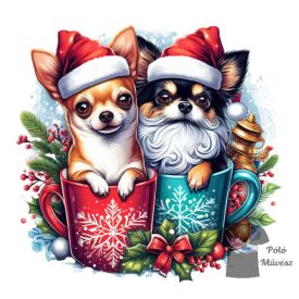 Christmas Chihuahua T-shirt - Chihuahua Shirt / Hoodie
