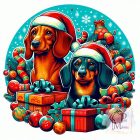 Christmas Dachshund T-shirt - Dachshund Shirt