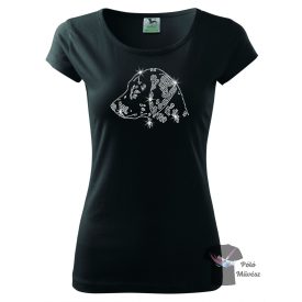 Dalmatian Rhinestone T-shirt - Dalmatian Crystal Shirt