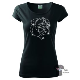   Dogue de Bordeaux Rhinestone T-shirt - Dogue de Bordeaux Crystal Shirt