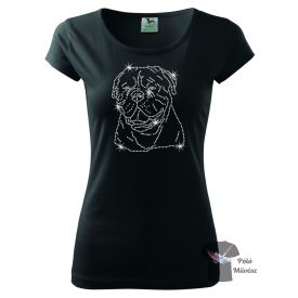   Dogue de Bordeaux Rhinestone T-shirt - Dogue de Bordeaux Crystal Shirt