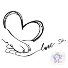 Paw and Hand shirt - Dog Lover T-shirt - Dog Mom Shirt