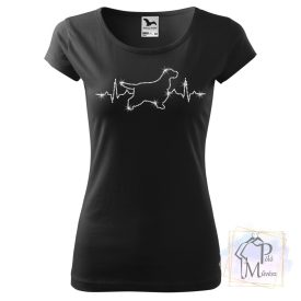   English Cocker Spaniel Rhinestone T-shirt - English Cocker Spaniel Crystal Shirt