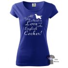 English Cocker Spaniel T-shirt - English Cocker Spaniel Shirt / Hoodie