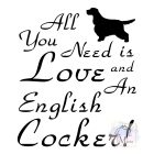 English Cocker Spaniel T-shirt - English Cocker Spaniel Shirt / Hoodie