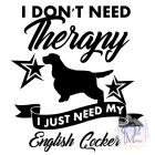 English Cocker Spaniel T-shirt - English Cocker Spaniel Shirt / Hoodie