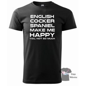  English Cocker Spaniel T-shirt - English Cocker Spaniel Shirt