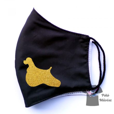 American Cocker Spaniel face mask, dog mask