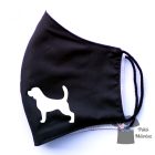 Beagle face mask, dog mask