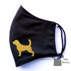 Beagle face mask, dog mask