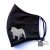 English Bulldog face mask, dog mask
