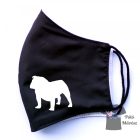 English Bulldog face mask, dog mask