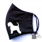 Soft Coated Wheaten Terrier face mask, dog mask