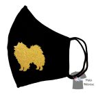 Spitz face mask, dog mask