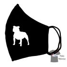 Staffordshire Bull Terrier face mask, dog mask