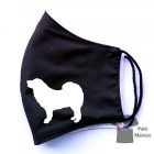 Tibetan Mastiff face mask, dog mask