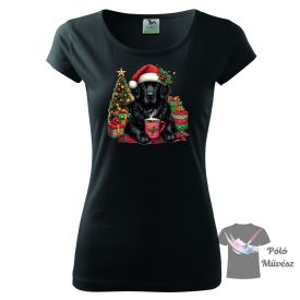   Christmas Flat Coated Retriever T-shirt - Flat Coated Retriever Shirt