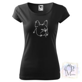 French Bulldog Rhinestone T-shirt - Frenchie Crystal Shirt