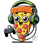 Gamer Pizza T-shirt 