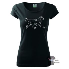   Golden Retriever Rhinestone T-shirt - Golden Retriever Crystal Shirt
