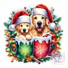 Christmas Golden Retriever T-shirt - Golden Retriever Shirt