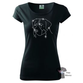   Great Swiss Mountain Dog Rhinestone T-shirt - Great Swiss Mountain Dog Crystal Shirt