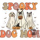 Spooky Dog Mom T-shirt - Halloween Shirt