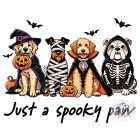 Just a spooky paw T-shirt - Halloween Shirt