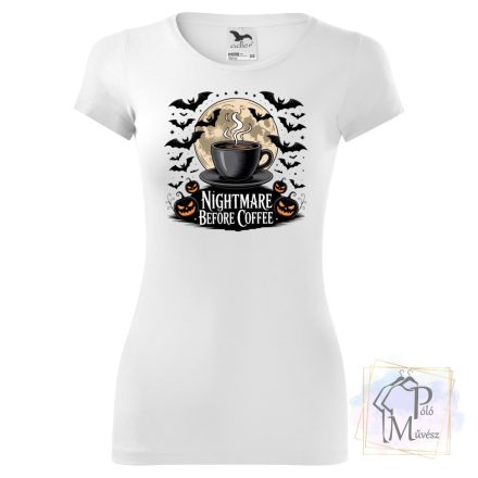 Nightmare Before Coffee Halloween T-shirt - Halloween Shirt