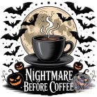 Nightmare Before Coffee Halloween T-shirt - Halloween Shirt
