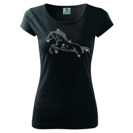 Horse T-shirt with rhinestone - Horse Crystal Shirt